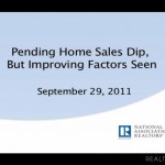 Pending Home Sales Dip - Click To View Video