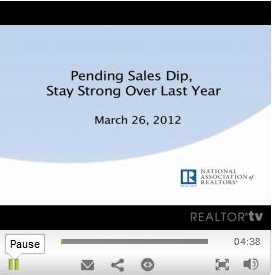  Pending Home Sales Up 9 Percent From A Year Earlier.Click To Play Video