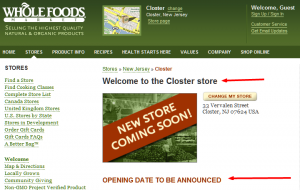 The Rumor Is Officially Verified….Wholefoods is Coming Soon To Closter……