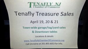 Tenafly Chamber of Commerce to Hold Its  First Tenafly Treasure Sales Event April 19-21