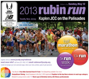 Tenafly’s 32nd Rubin Run To Take Place Sunday May12th At The Kaplan JCC