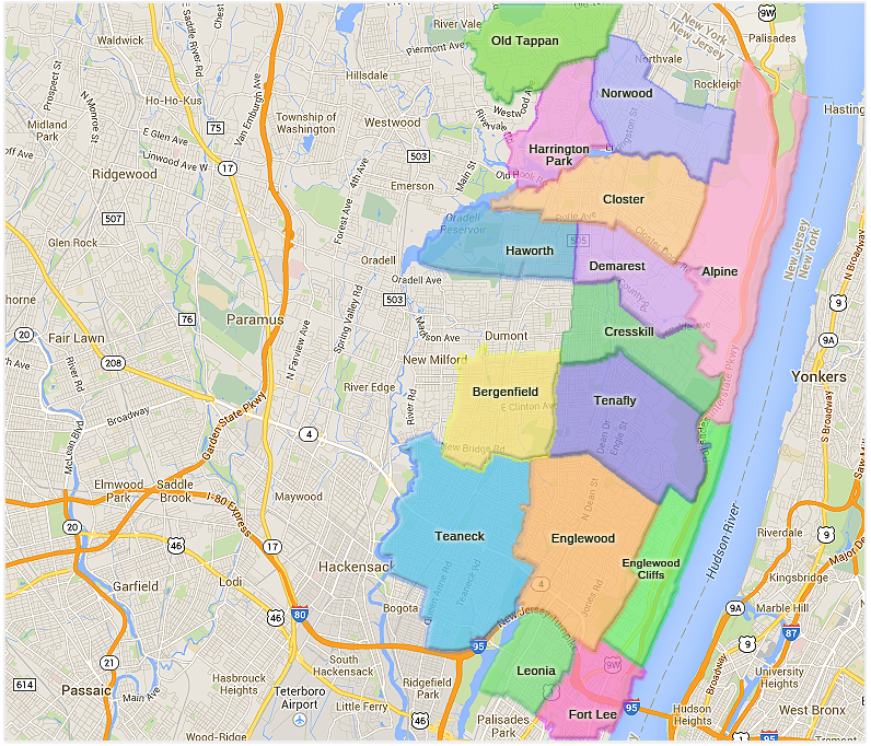 Bergen County Map Anat Eisenberg