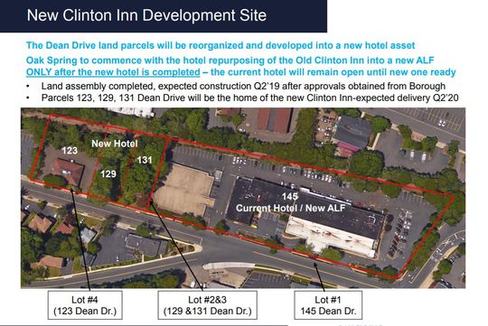 Plans for the Clinton Inn in Tenafly