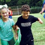 Summer campers at the Tenafly Kaplen JCC.